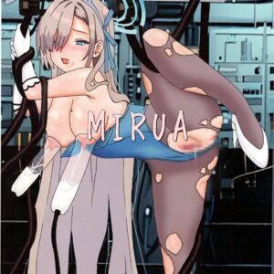 リクエスト　ブルーアーカイブ 一之瀬アスナ　拘束　搾乳　バニーガール　下書き＆汁前画像付き